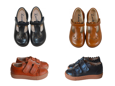 Chaussures Lucine à Scratch en Cuir : Alex, Alma, Thaïs - Parfaites pour l'École